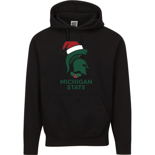 Michigan State Holiday Hoodie | Custom Christmas Spartan Sweatshirt