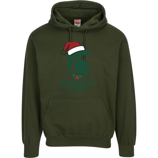 Michigan State Holiday Hoodie | Custom Christmas Spartan Sweatshirt